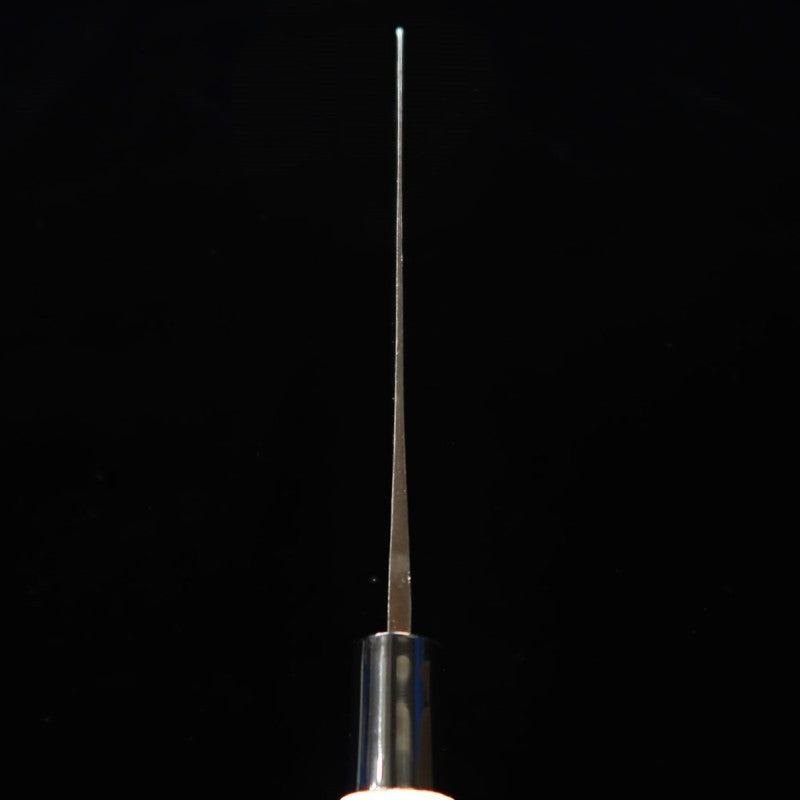 Nakiri MIURA Shirogami No. 2 Acabamento Kurouchi Cabo Magnolia (185mm)