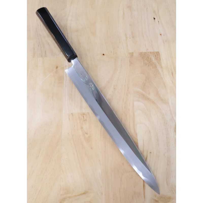 KAGEKIYO Kagekiyo Acier Bleu No.1 Urushi Noir Lame Yanagiba (300mm)