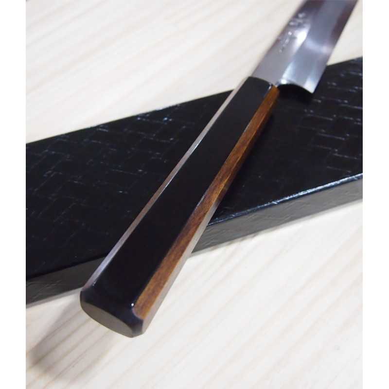 KAGEKIYO Kagekiyo Acier Bleu No.1 Urushi Noir Lame Yanagiba (300mm)
