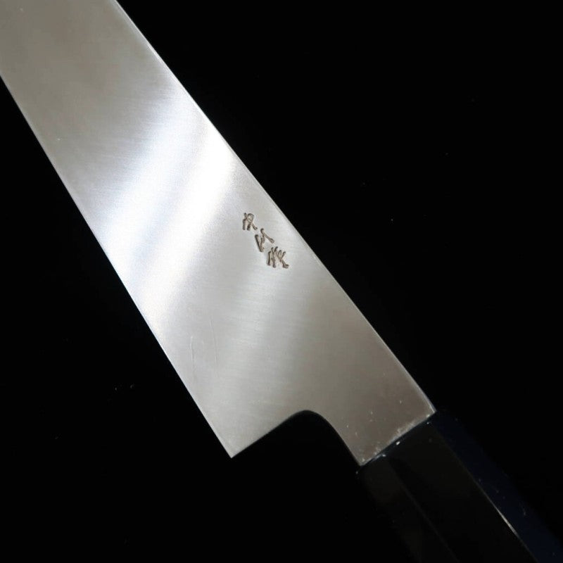 Yanagiba MIURA Obidama VG10 mirror finish custom handle purple (300mm)