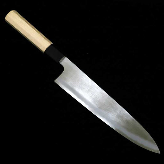 MIZUNO TANRENJO Minamoto Akitada Gyuto Aogami No.2 Magnolia octagonal handle (240mm)