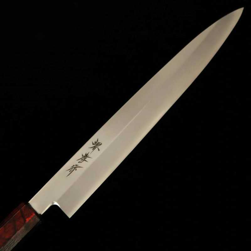 堺孝行 SAKAI TAKAYUKI モリブデン鋼 なないろ ワインべっ甲 柳刃 (270/300mm)