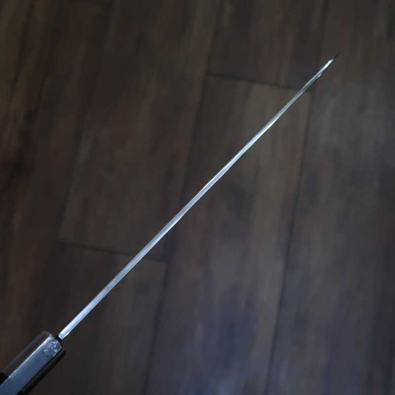 SUISIN Yanagiba by Yoshikazu Ikeda White steel No.2 Mizuhonyaki Mirror finish Ebony handle (300mm)