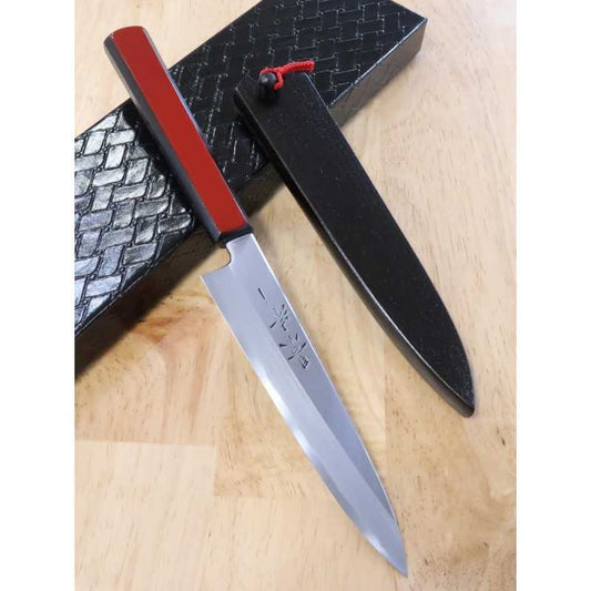 Petty KAGEKIYO Shirogami No. 1 Lacquer Red (150mm)