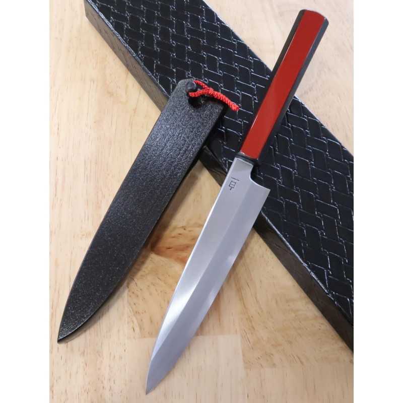 Petty KAGEKIYO Shirogami Nº 1 Cabo com Laca Vermelha (150mm)