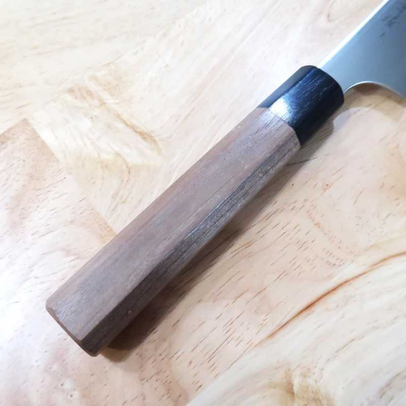 Kagekiyo KAGEKIYO panero de acero inoxidable, mango octogonal de nogal (240 mm)