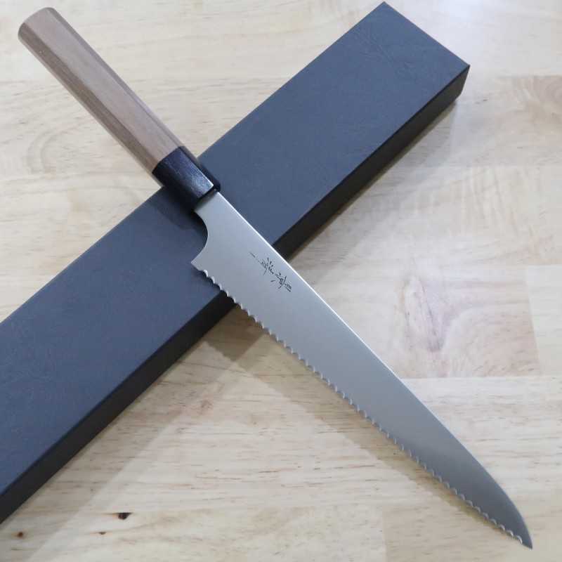 Kagekiyo KAGEKIYO panero de acero inoxidable, mango octogonal de nogal (240 mm)