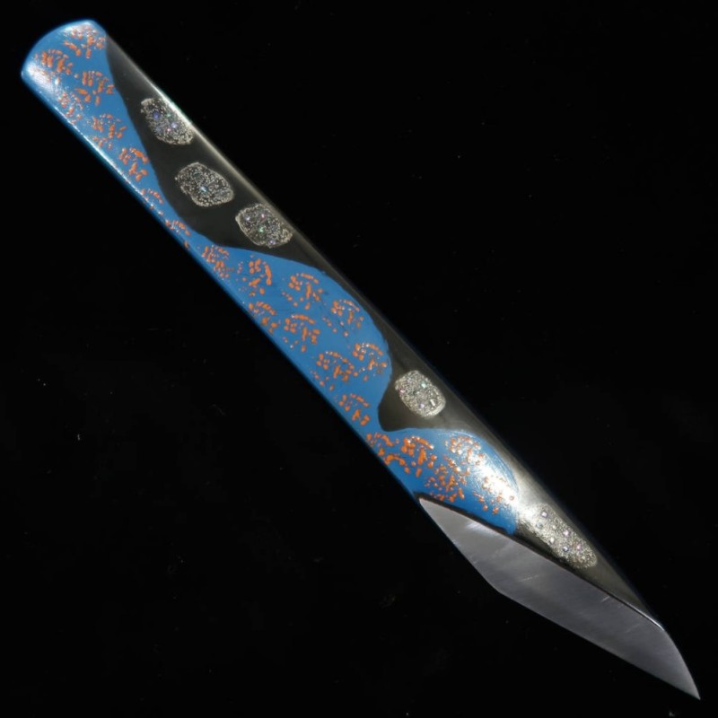 KANEKOBOU Petit couteau kiridashi ~Sur les vagues sous le ciel étoilé~ 24 mm