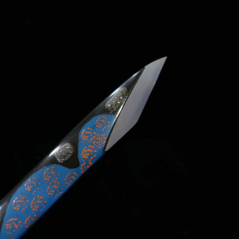 KANEKOBOU Petit couteau kiridashi ~Sur les vagues sous le ciel étoilé~ 24 mm