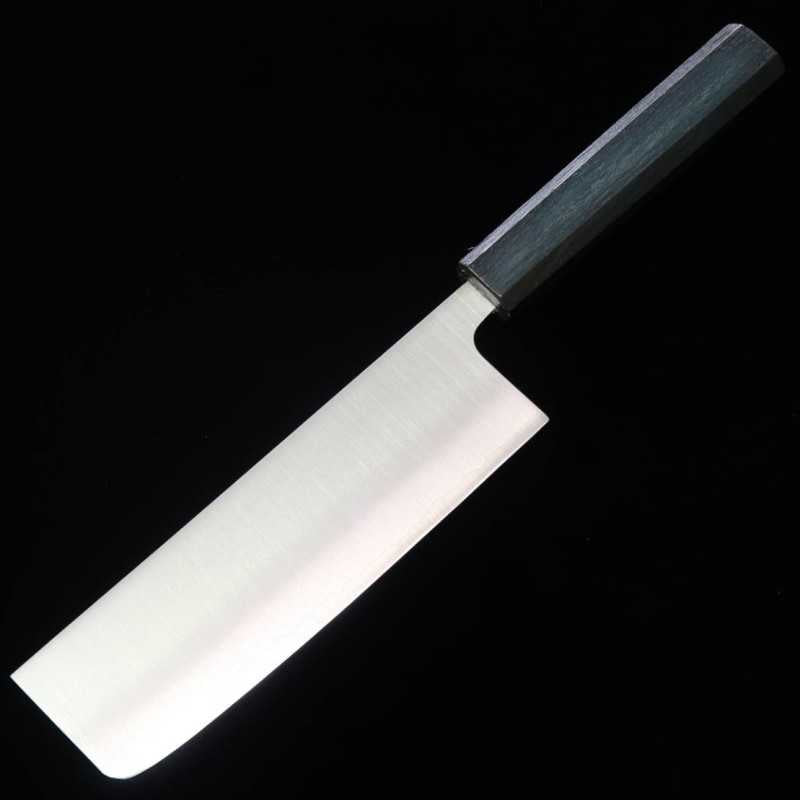 Nakiri Miura SUS440C cabo índigo (165mm)