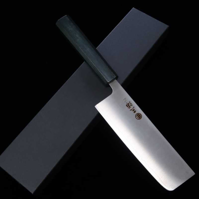 Nakiri Miura SUS440C cabo índigo (165mm)