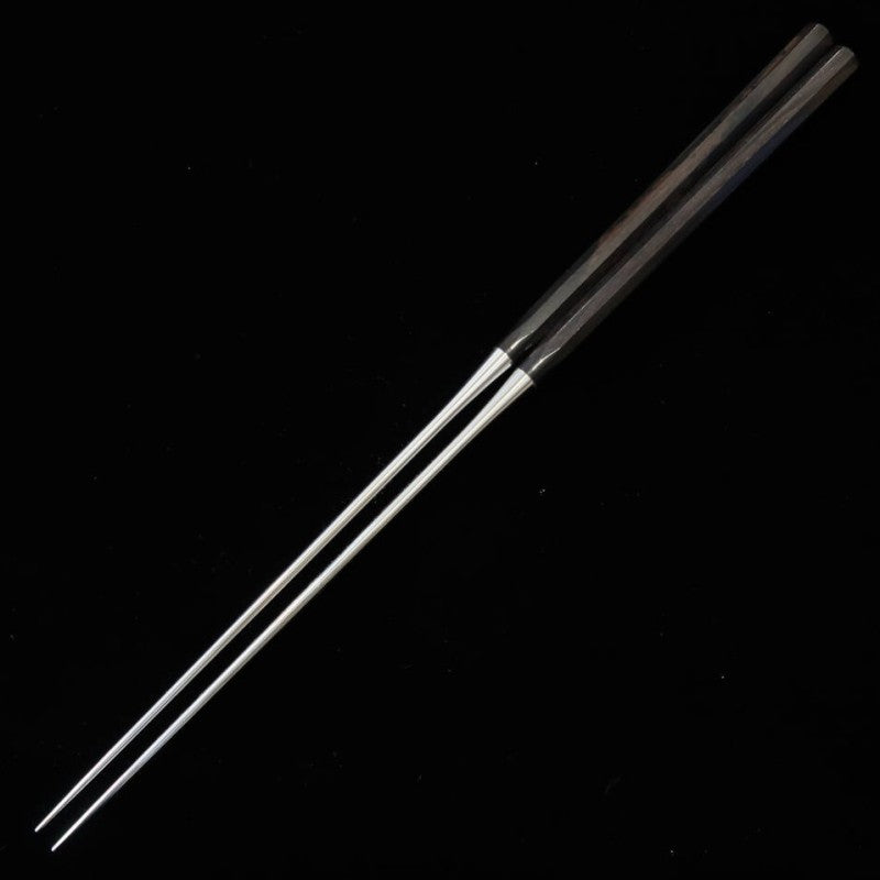 Palillos para emplatar de ébano con vaina de ébano + bolsa de almacenamiento (150/180mm)