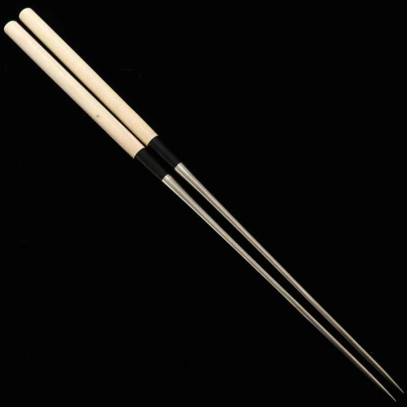 Palillos de servir MORIBASHI acero inoxidable forjado (290/320mm)