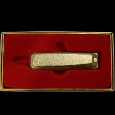 Cortador de Unhas Cromado Dourado Hattori Riki Seisakusho 7cm