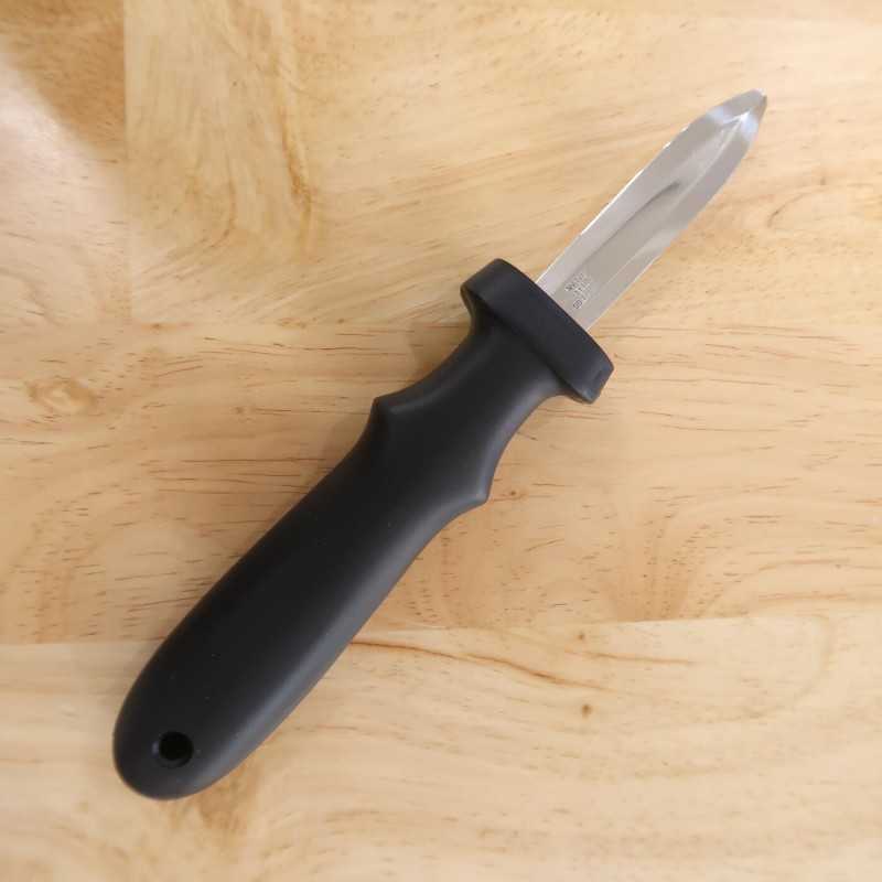 Oyster knife stainless steel with plastic handle (70/95mm)
