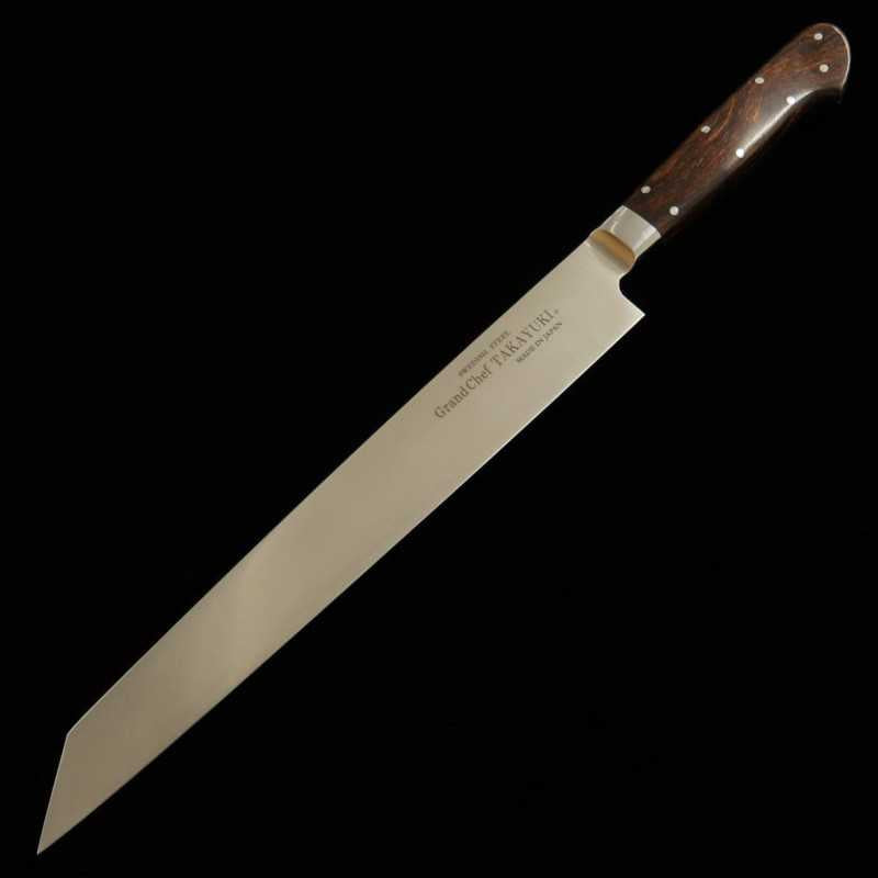 SAKAI TAKAYUKI Grand Chef SP Series Type I Special Steel Kiritsuke Yanagi Black Scabbard (260mm)