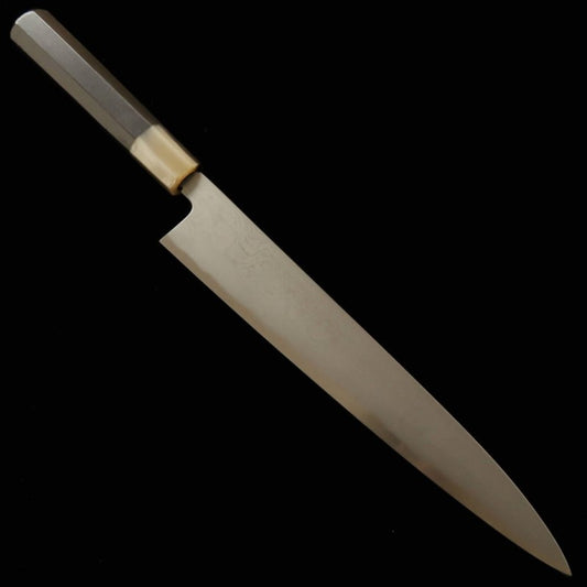 SUISIN Sujihiki Yoshikazu Ikeda Aogami No. 2 Suminagashi Ebony handle (270mm)
