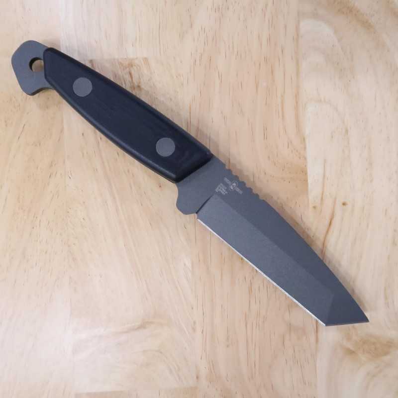TURQ GEAR System-M Wolf Tanto acero Sleipner G10 Cerakote gris tungsteno (110mm) Color: - Gris