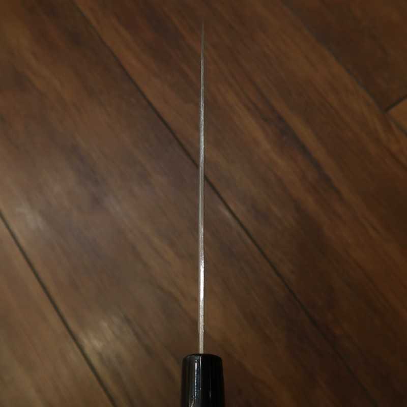 Cuchillo especial para cosecha de verduras, acero inoxidable especial, Rakutaro TY-420, mango recto rojo (140 mm)
