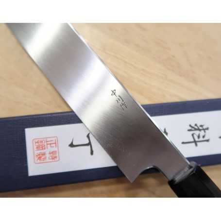 三浦刃物MIURA KNIVES 三浦 佩 VG-10 鏡面仕上げ 柳刃 黒檀銀巻柄