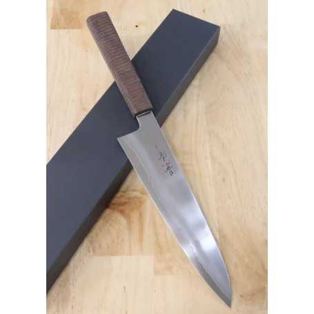 景清KAGEKIYO 特別誂 銀三 牛刀 ウォルナット横縞柄 21cm/24cm