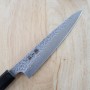 三浦MIURA KNIVES AUS10 ステンレス 鎚目ダマスカス ペティ 13.5/15cm