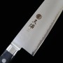 三浦刃物MIURA KNIVES ステンレス ゴールド割込 槌目 牛刀 21/24cm