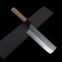 Japanese nakiri Knife - YOSHIMI KATO - Aogami super Nashiji Serie - Size:16cm