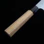 二唐刃物鍛造所NIGARA 青紙スーパー鋼 ペティナイフ みがき槌目 チークウッドハンドル12/15cm