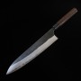 Japanese chef Knife gyuto- YOSHIMI KATO - Aogami super Black Finish Serie - Size: 24cm