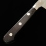 三浦刃物 MIURA KNIVES 銀三鋼 ペティナイフ ツバ付黒合板柄　13.5cm