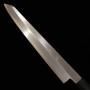 三浦佩 Miura Obidama 切付柳刃 銀三鋼 黒檀八角柄 左利き用 27/30cm