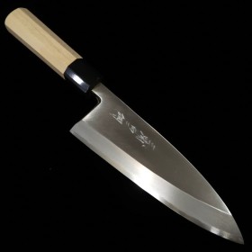 三浦刃物MIURA KNIVES 白二鋼 出刃 朴八角柄 12/13.5/15/16.5/18/19.5/21cm