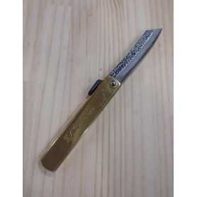 永尾かね駒製作所KANEKOMA 肥後守 青鋼割込　特大　槌目仕上げ　リミテッドモデル　93mm