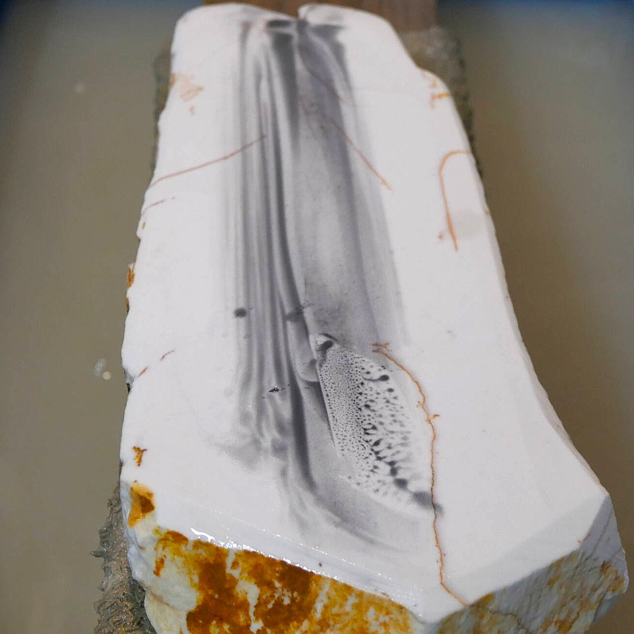 Mio Tsukushi Hime Pedra de Afiar Natural Iyo Meito NM08 Koume 100×215×28mm