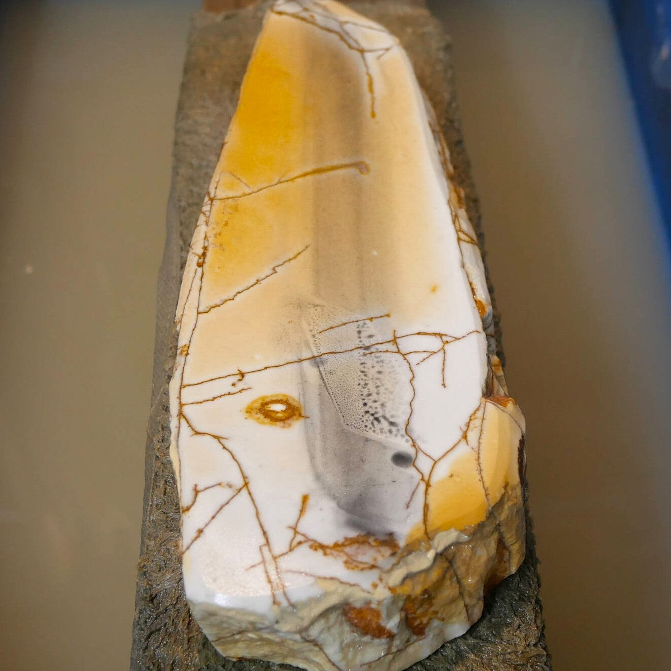 Mio Tsukushi Hime Pedra de Afiar Natural Iyo Meito NM12 'Crepúsculo' 76×234×30mm