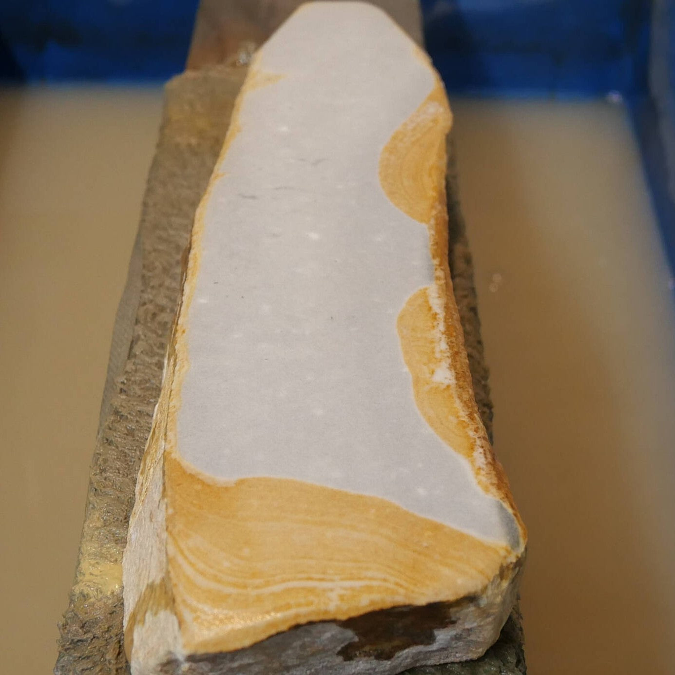 Miotsukushihime Natural Whetstone, Iyo Name NM15, Murakumo, 73 x 252 x 30mm