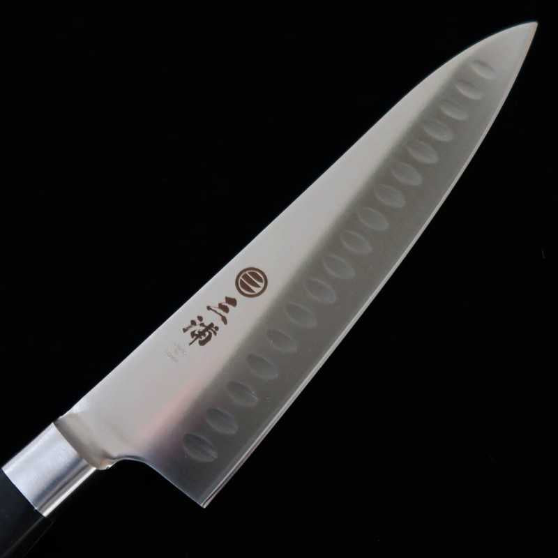 Gyuto MIURA em molibdênio acabamento com alvéolos (200mm)