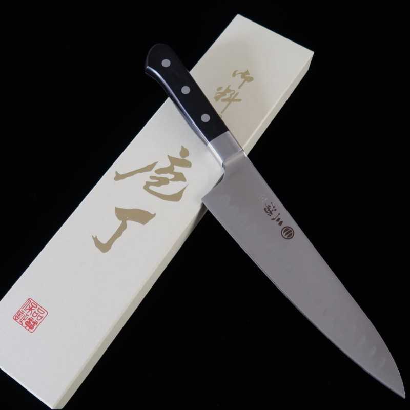 MIURA Miura molibdeno gyuto para salmón con alveolos (200 mm)