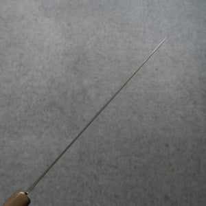 SUISIN acier blanc Fuji Hon-yaki, forme de couteau, finition miroir intégrale, manche triple en bois de serpent argenté (300 mm)