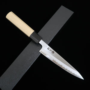 MIURA Miura Petty Acero blanco nº1 laminado inoxidable mango de magnolia octogonal (135/150 mm)