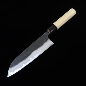 進藤恭平 KYOUHEI SHINDO 三徳 青紙二号 黒打ち 朴八角柄 （165mm）