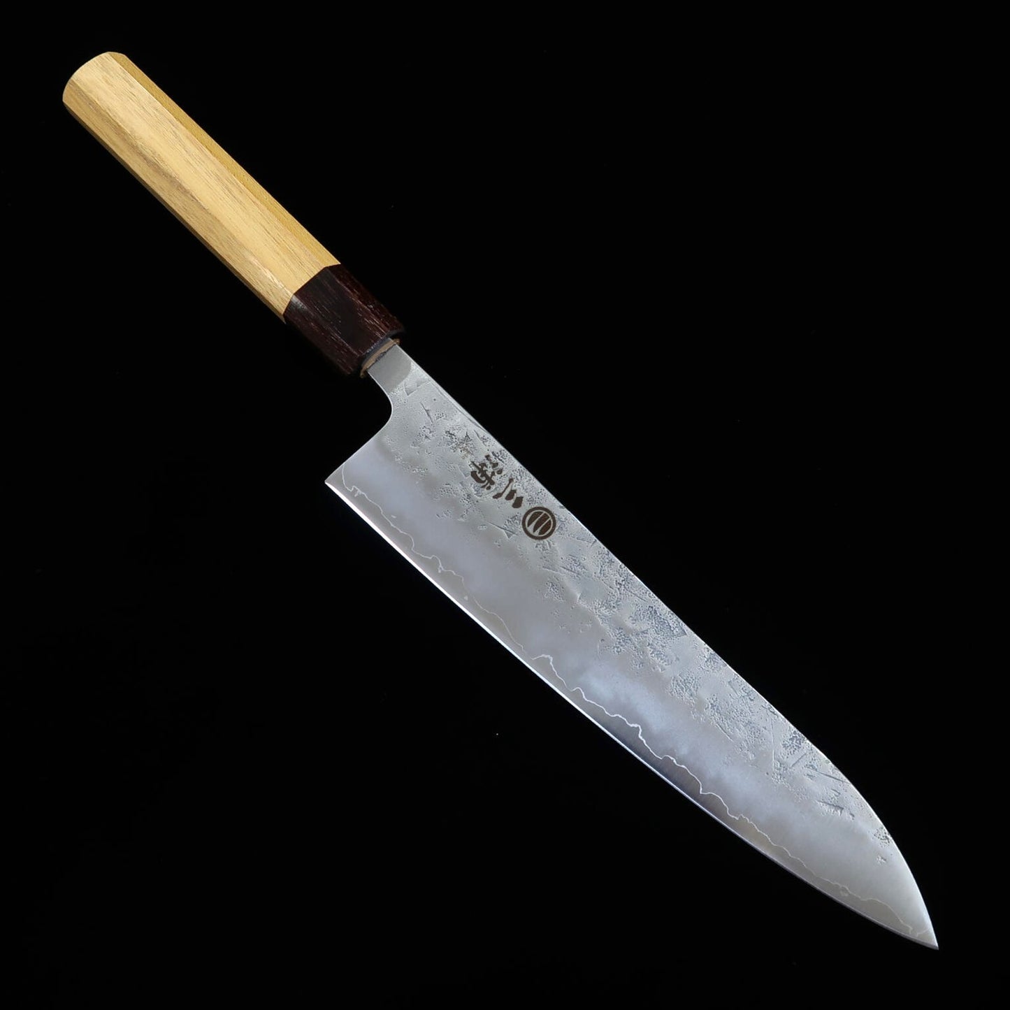 三浦MIURA 牛刀 SLD セミステンレス 梨地  欅柄（210/240mm）