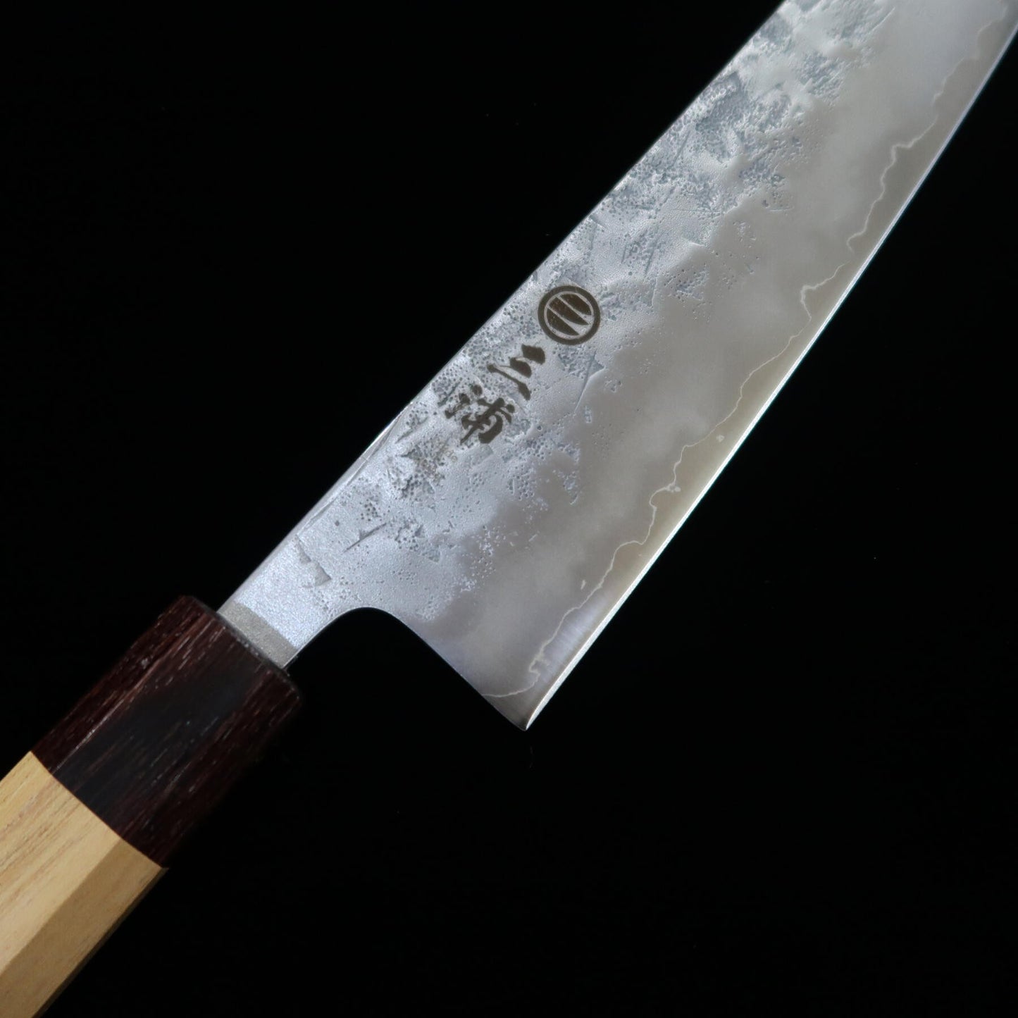 三浦MIURA 牛刀 SLD セミステンレス 梨地  欅柄（210/240mm）