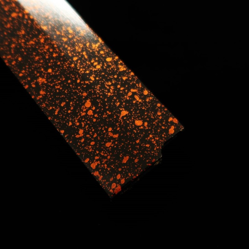 柳刃用 塗り鞘 （金茶・暗）ピン穴無し (240/270mm)