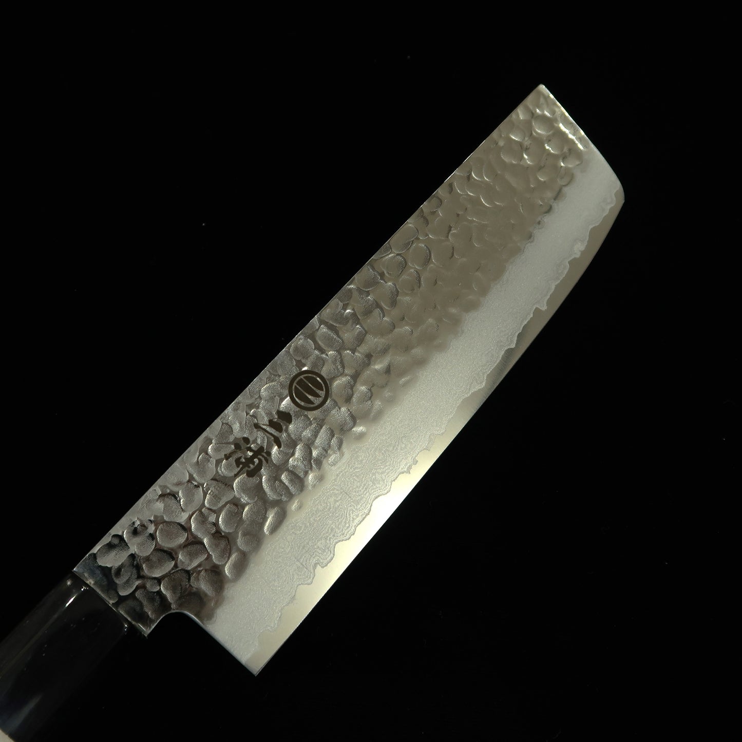 MIURA Nakiri Stainless Molybdenum Steel Hammered Damascus (160mm)