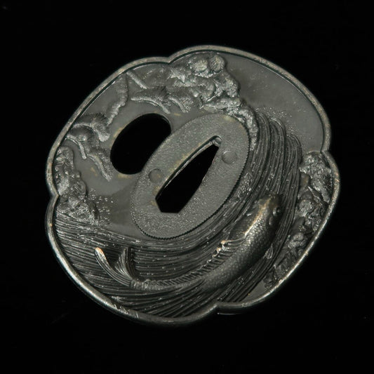 Guardamano de katana Modelo Koi