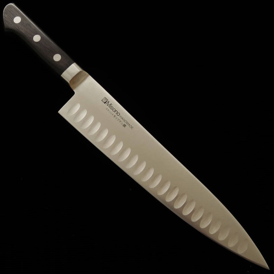 MISONO Cuchillo de salmón tipo gyuto, acero molibdeno (180–300 mm)