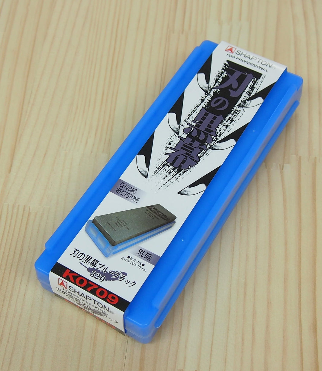 Shapton SHAPTON Ha no Kuromaku Blue Black grão 320