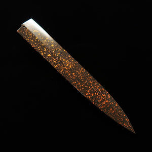 Funda lacada para yanagiba (color oro té oscuro) con orificio para pasador (300 mm)